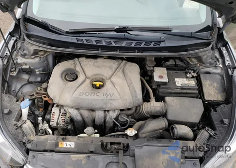 2013 Hyundai Elantra Gls from USA, damaged, VIN 5NPDH4AE0DH257616